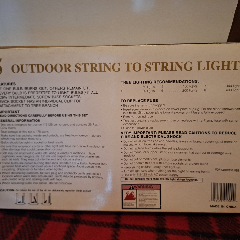 Outdoor String to String Light Set - Multicolor - Picture 2 of 2